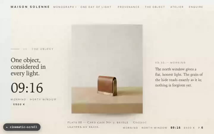 Maison Solenne — Quiet luxury